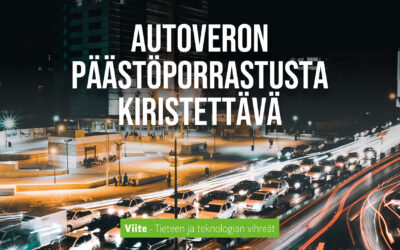 Autoveron päästöporrastusta kiristettävä