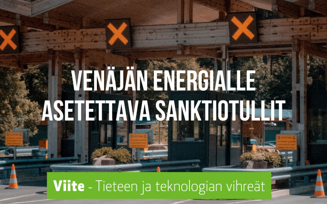 Venäjän energialle asetettava sanktiotullit
