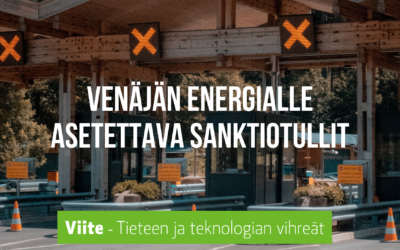 Venäjän energialle asetettava sanktiotullit