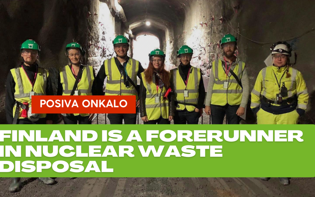 Finland is a forerunner in nuclear waste disposal