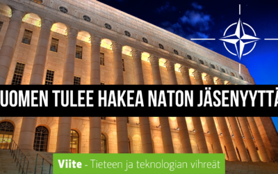 Suomen tulee hakea Naton jäsenyyttä
