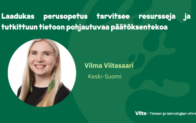 Laadukas perusopetus tarvitsee resursseja ja tutkittuun tietoon pohjautuvaa päätöksentekoa