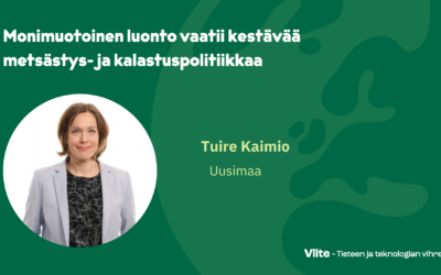 Monimuotoinen luonto vaatii kestävää metsästys- ja kalastuspolitiikkaa