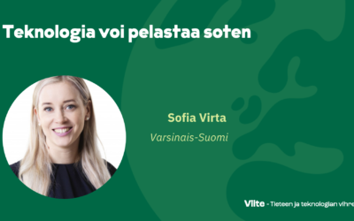 Teknologia voi pelastaa soten