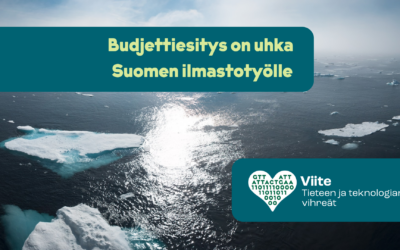 Budjettiesitys on uhka Suomen ilmastotyölle