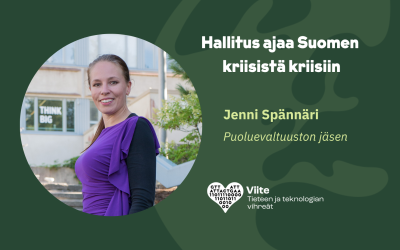 Hallitus ajaa Suomen kriisistä kriisiin