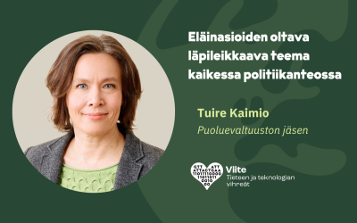 Eläinasioiden oltava läpileikkaava teema kaikessa politiikanteossa