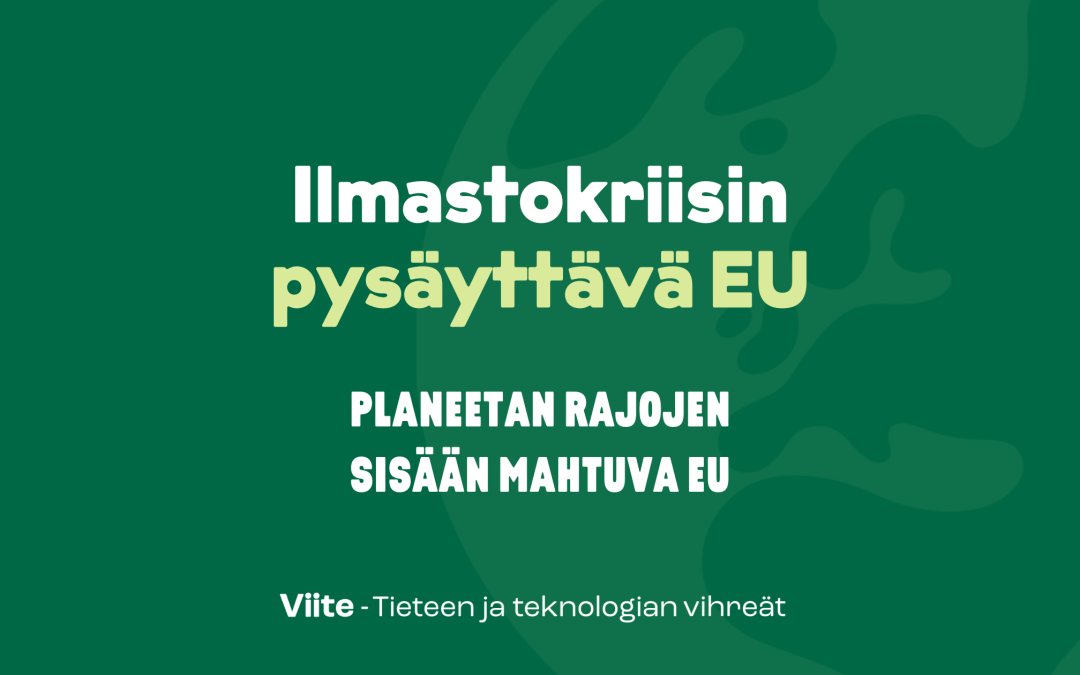 Ilmastokriisin pysäyttävä EU