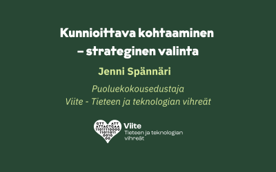 Kunnioittava kohtaaminen – strateginen valinta