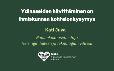 Ydinaseiden hävittäminen on ihmiskunnan kohtalonkysymys