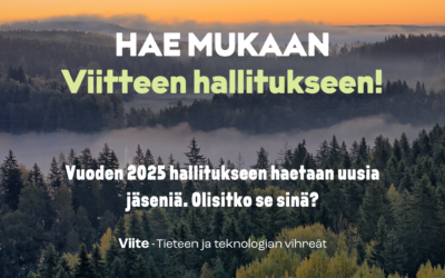 Hae mukaan Viitteen vuoden 2025 hallitukseen!