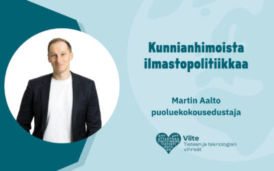 Kunnianhimoista ilmastopolitiikkaa