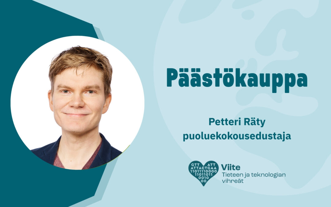 Petteri Räty | Päästökauppa puoluekokouspuhe