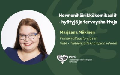 Hormonihäirikkökemikaalit – hyötyjä ja terveyshaittoja