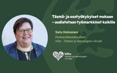 Täsmä- ja osatyökykyiset mukaan – uudistetaan työmarkkinat kaikille
