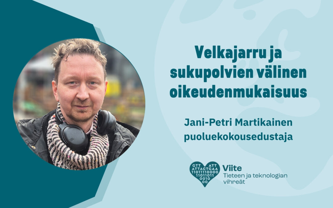 Jani-Petri Martikainen | Velkajarru ja sukupolvien välinen oikeudenmukaisuus