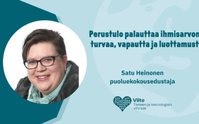 Perustulo palauttaa ihmisarvon – turvaa, vapautta ja luottamusta