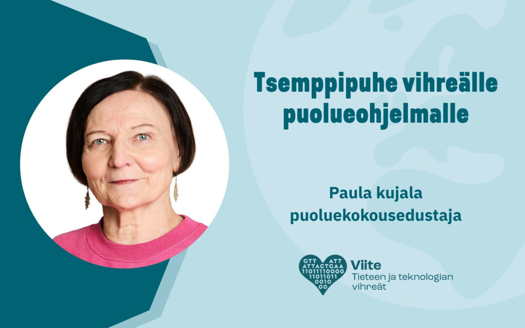 Ensikertalaisena puoluekokousedustajana mietin, miten upea vihreä puolueohjelma puhuttelisi parhaiten tavallista kansalaista. Nostaisin esille globaalisti elintärkeän puhtaan veden, jonka merkityksen suomalainen ymmärtää yli puoluerajojen.