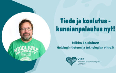 Tiede ja koulutus – kunnianpalautus nyt!